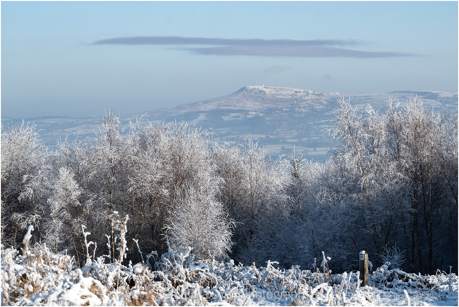 Titterstone Clee, winter morning
