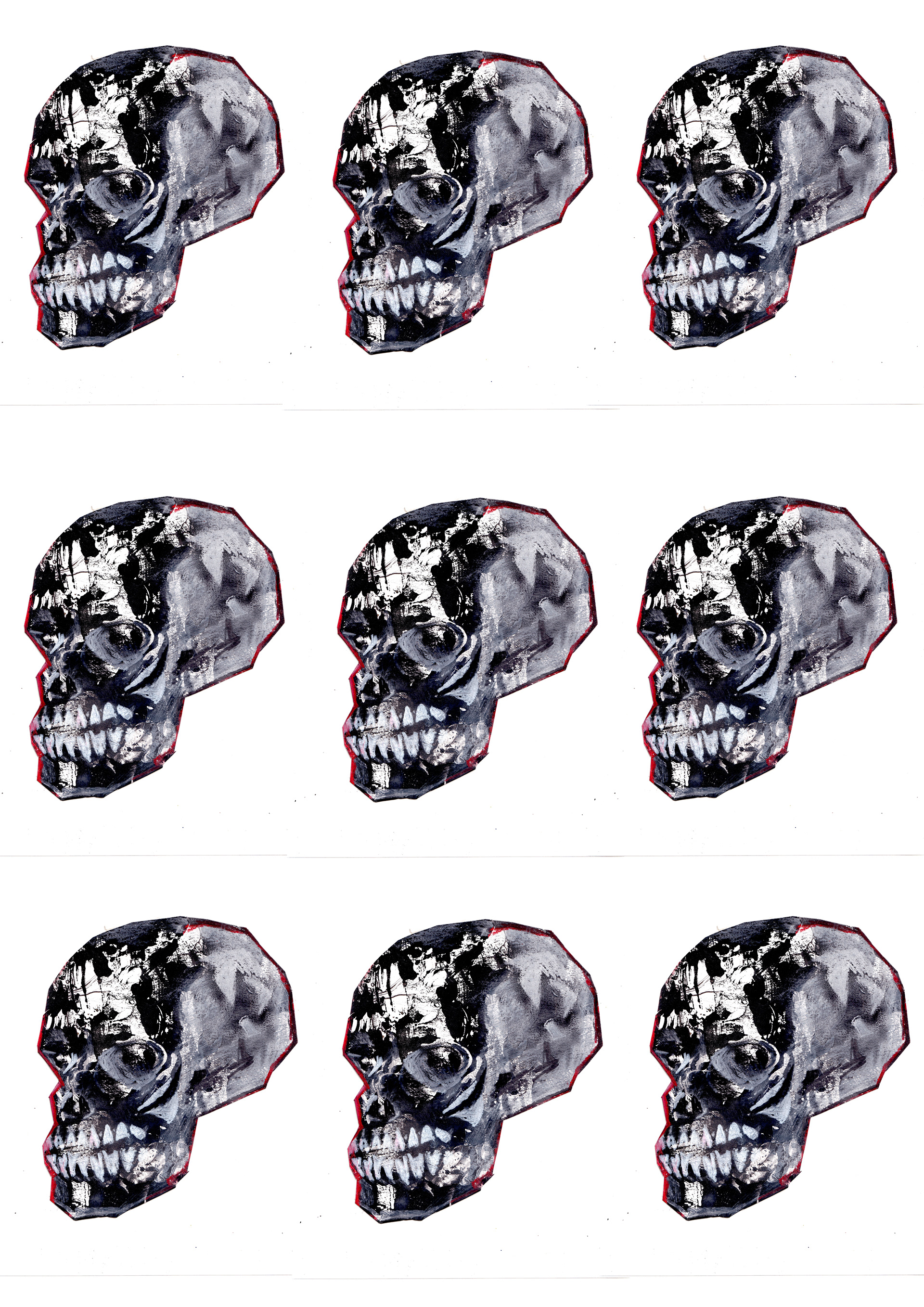 Sticker Sheet 'Skull'