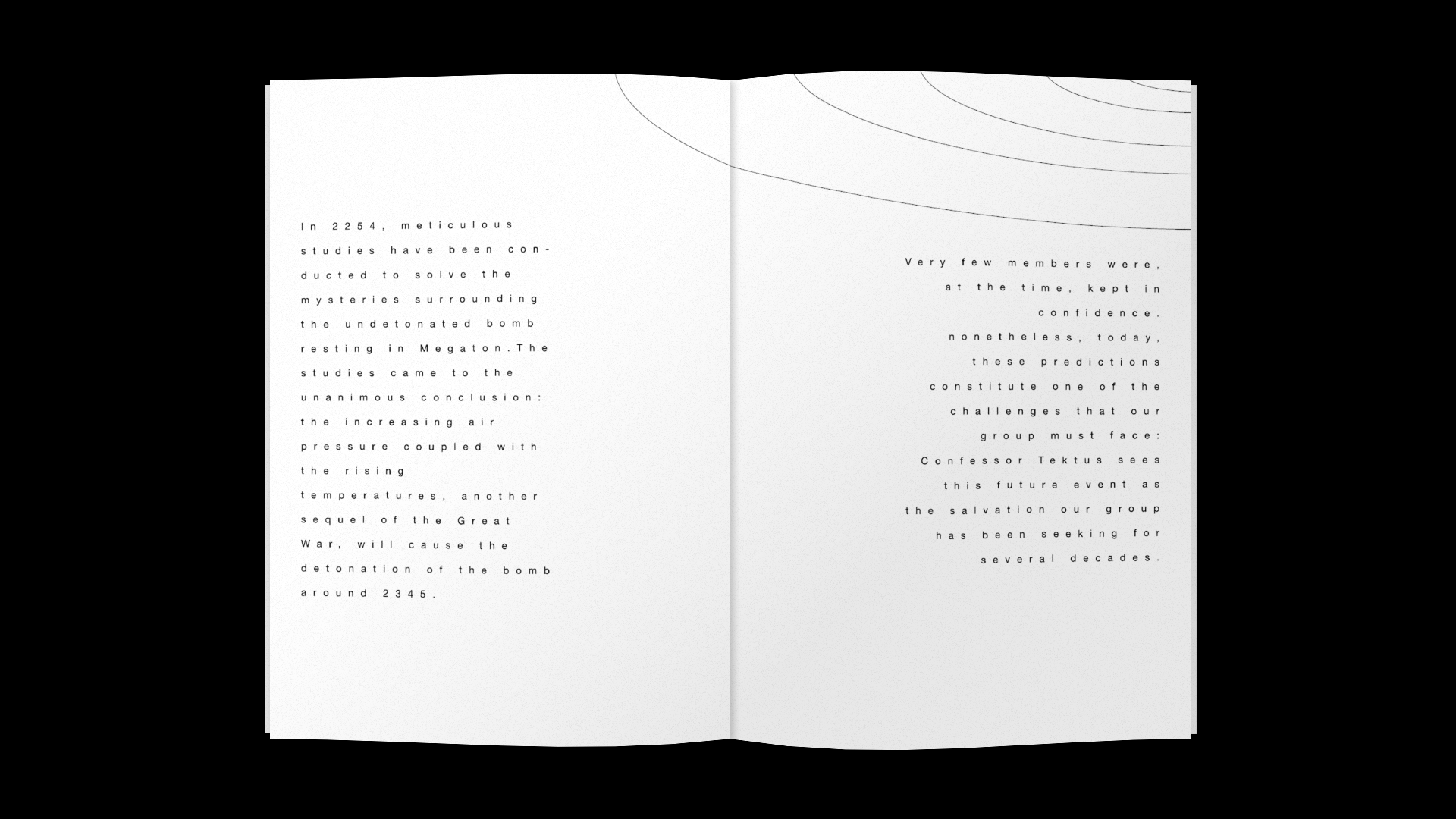 Booklet page example 3