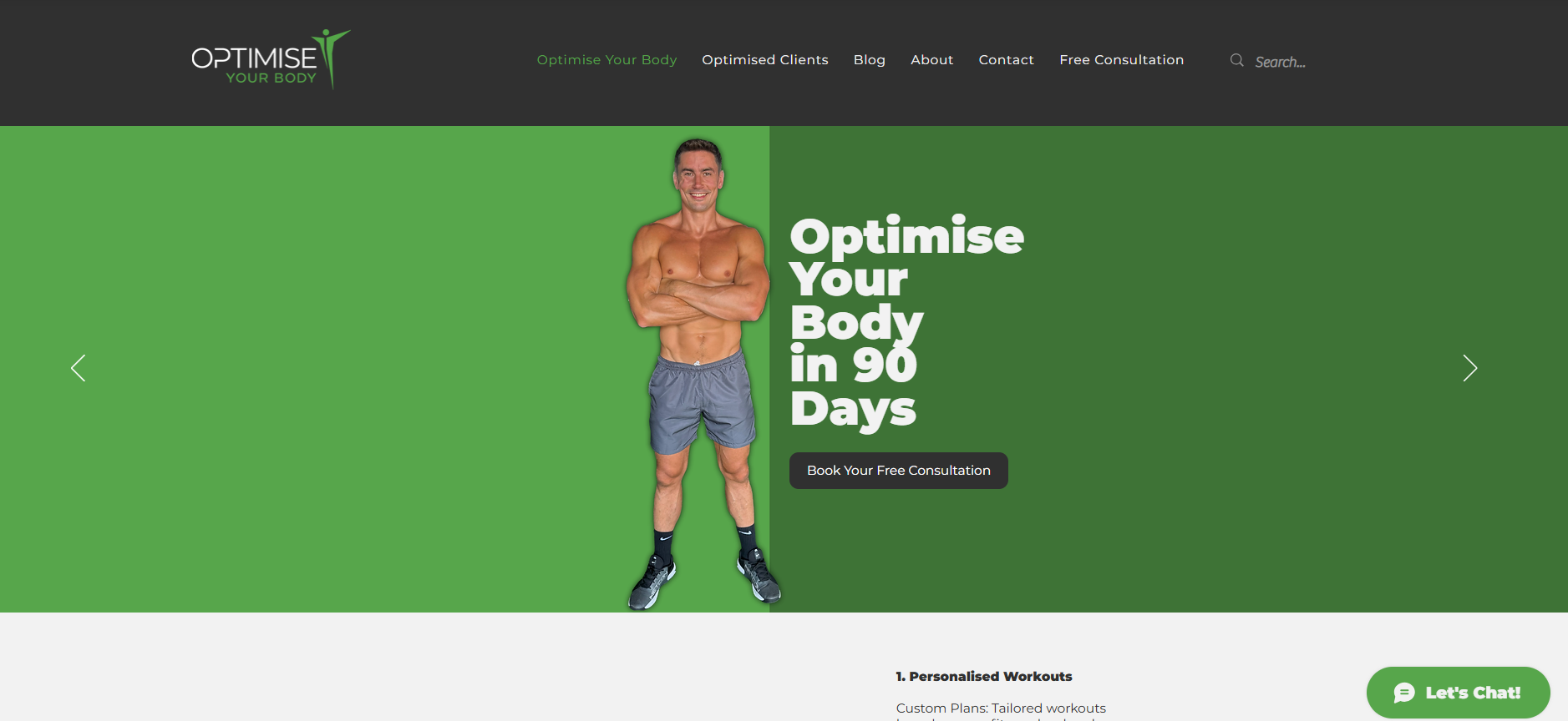 OYB Website After Redesign