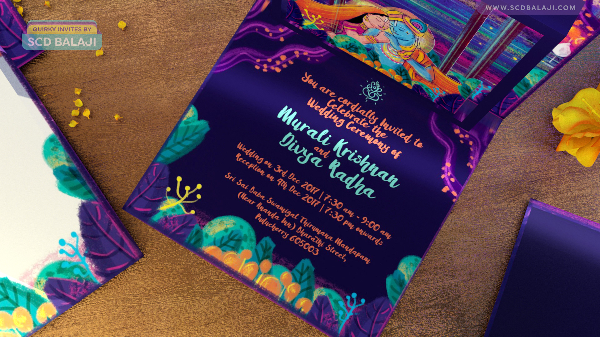 kannan radha wedding clipart for invitations