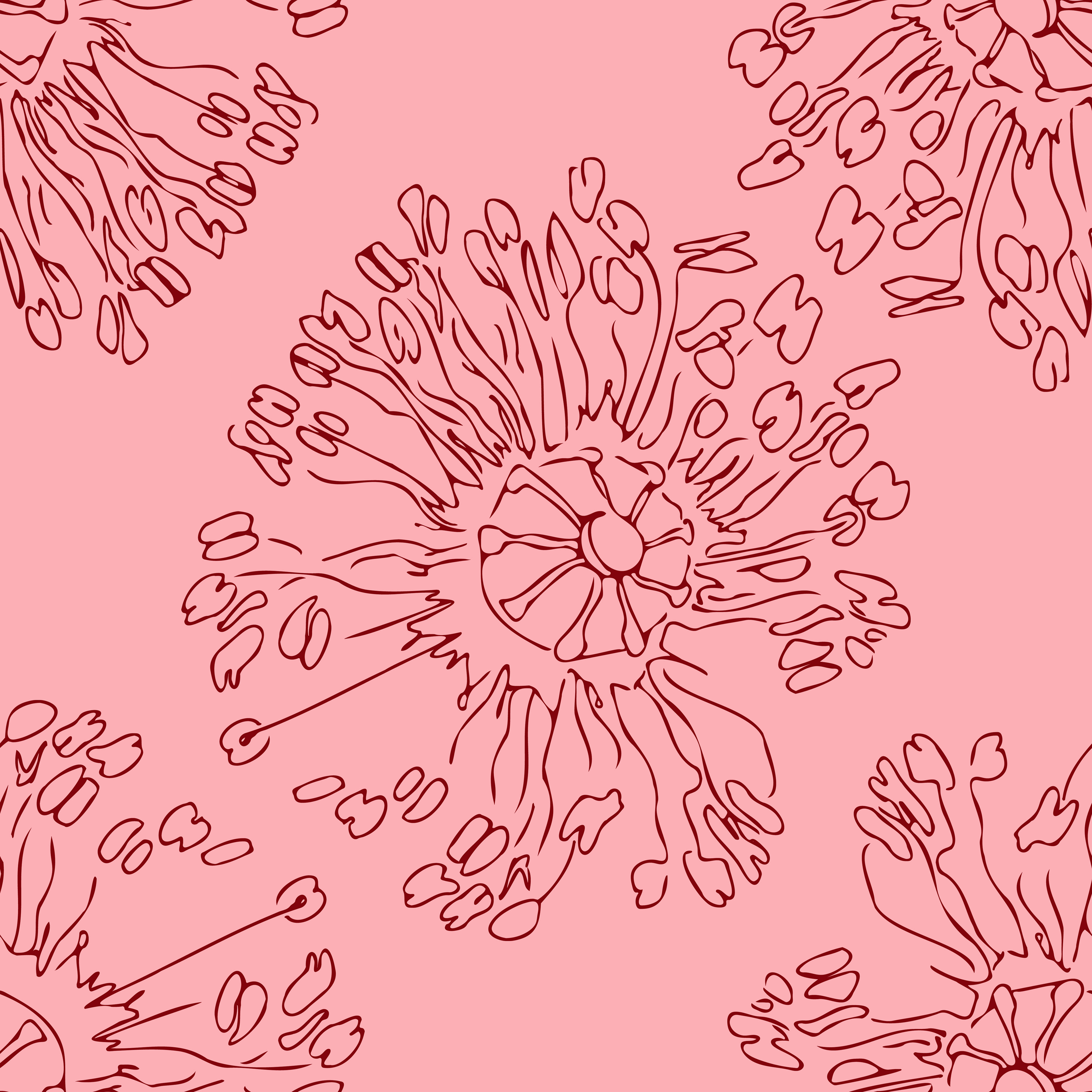Pink Poppy Grid Jumbo