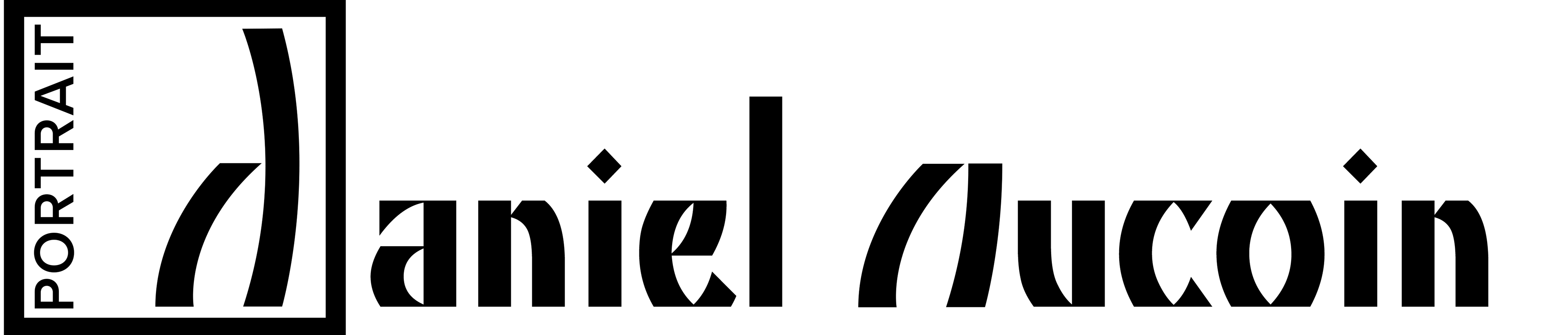Daniel Aucoin Portrait Logo
