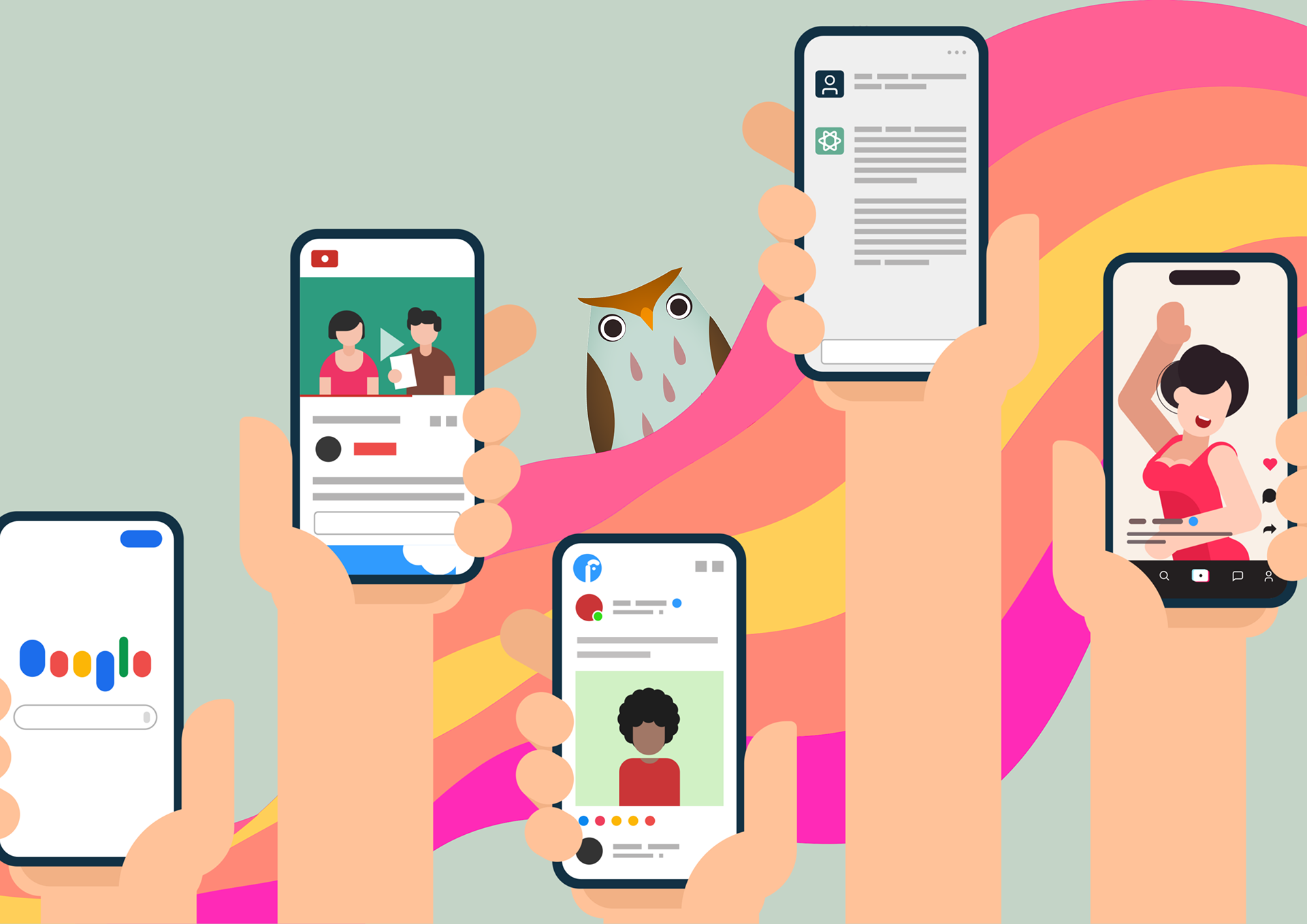 Social media phones
