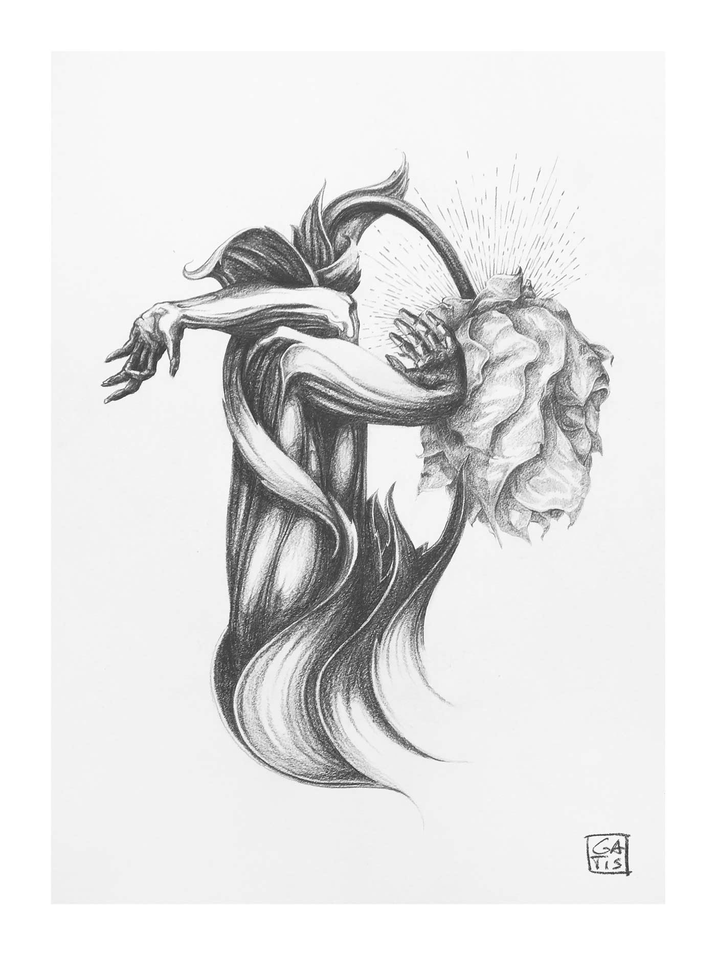 burst, Gatis Cirulis, art, surreal, magical, hands, plats, garden, flower, symbolism, plant