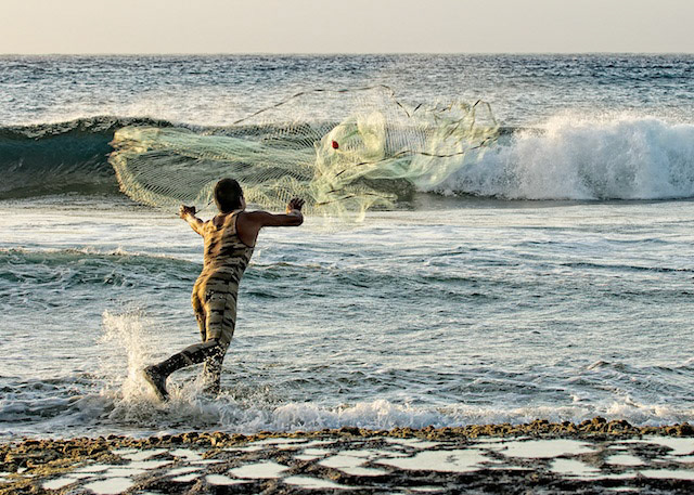 Fisherman, Kaua'i, Hawa'ii