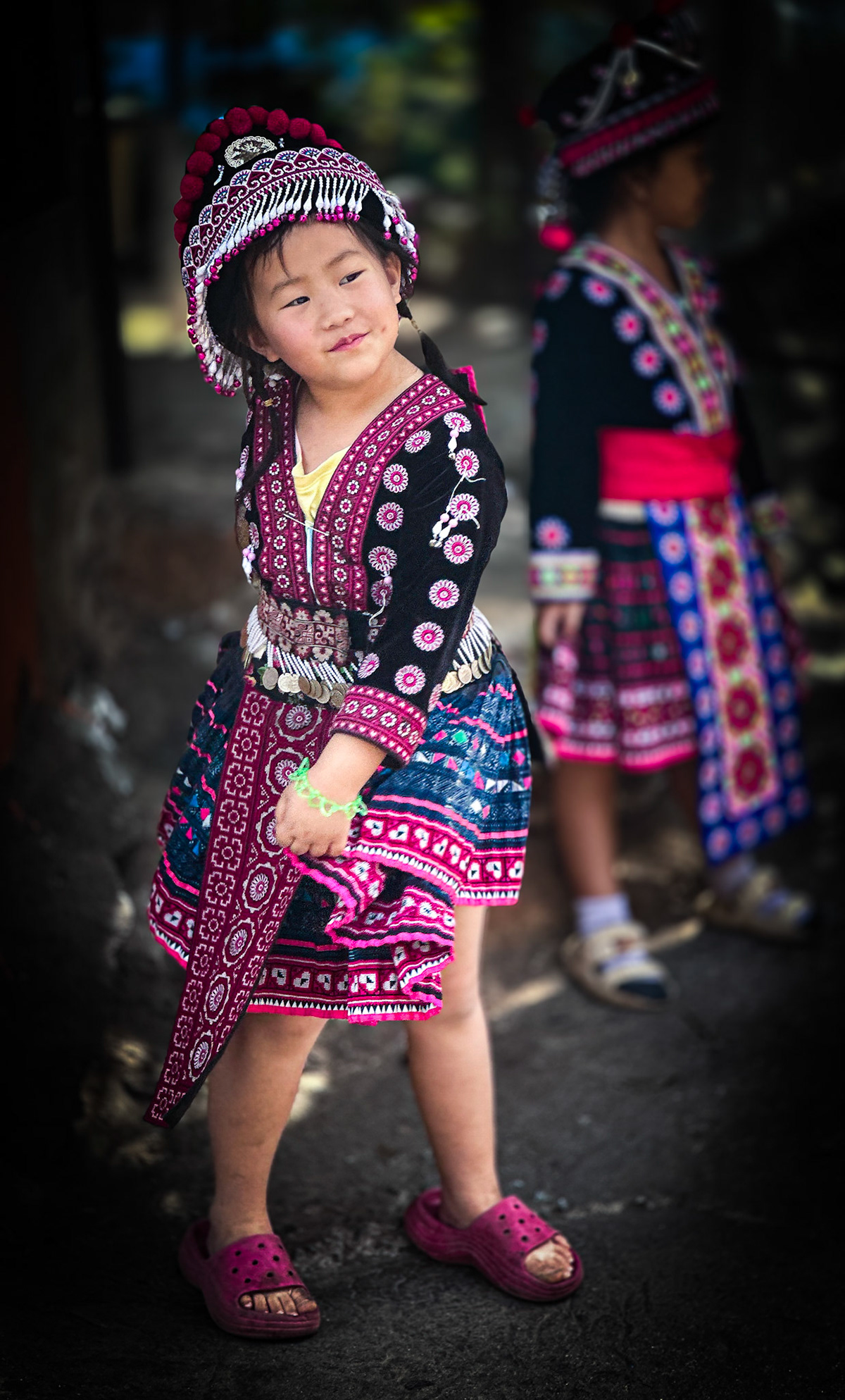 Happy Hmong child
