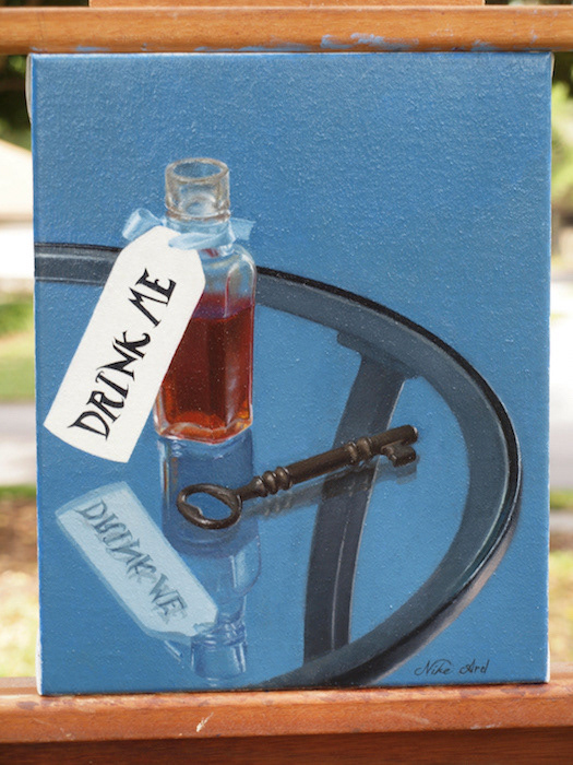 Drink Me - Oil on canvas - In a private collection - SOLD