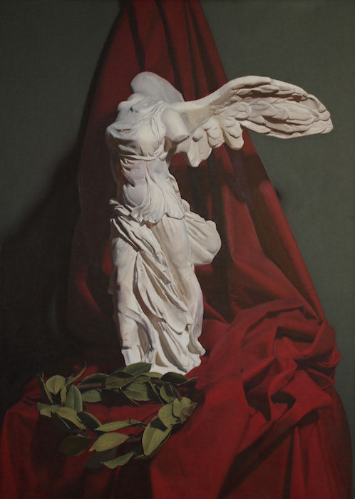 Nike of Samothrace - Oil on canvas - In a private collection - SOLD