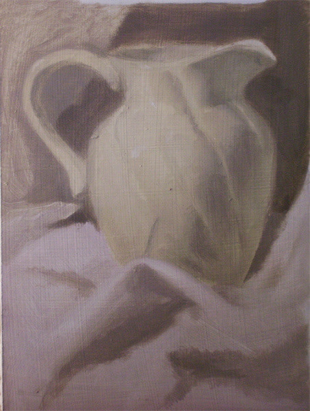 Cream Pitcher - Oil on board - FOR SALE