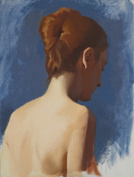 Blue - Oil on board - FOR SALE