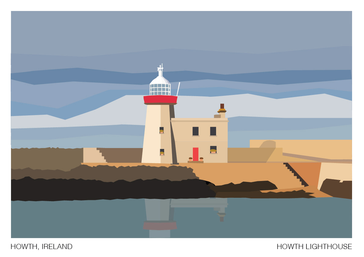 Photograph turned into minimal poster design