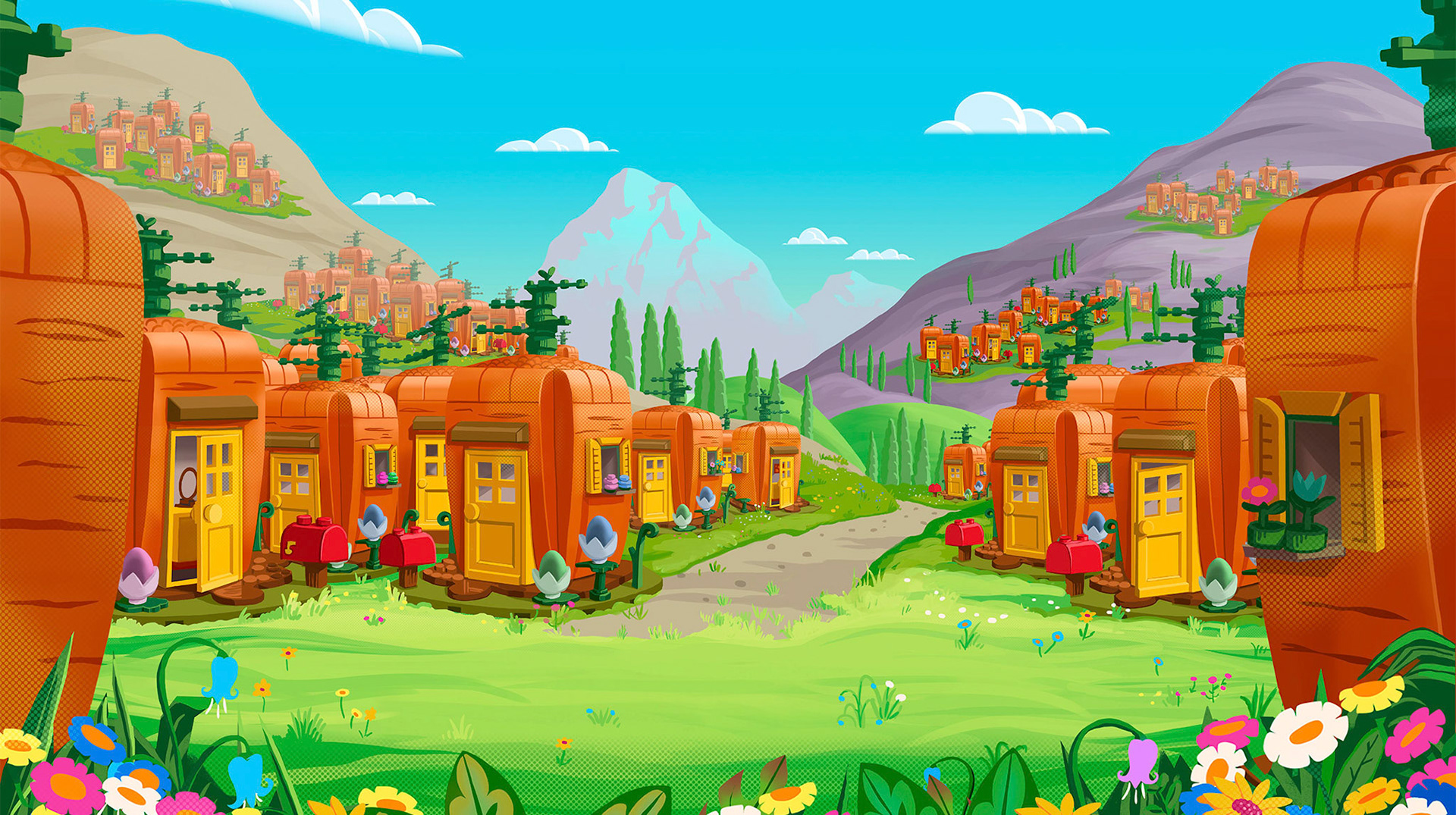 Bunchurro Taken Over by Evil Brain Bot - Carrot Village, home of Princess Carrot-face