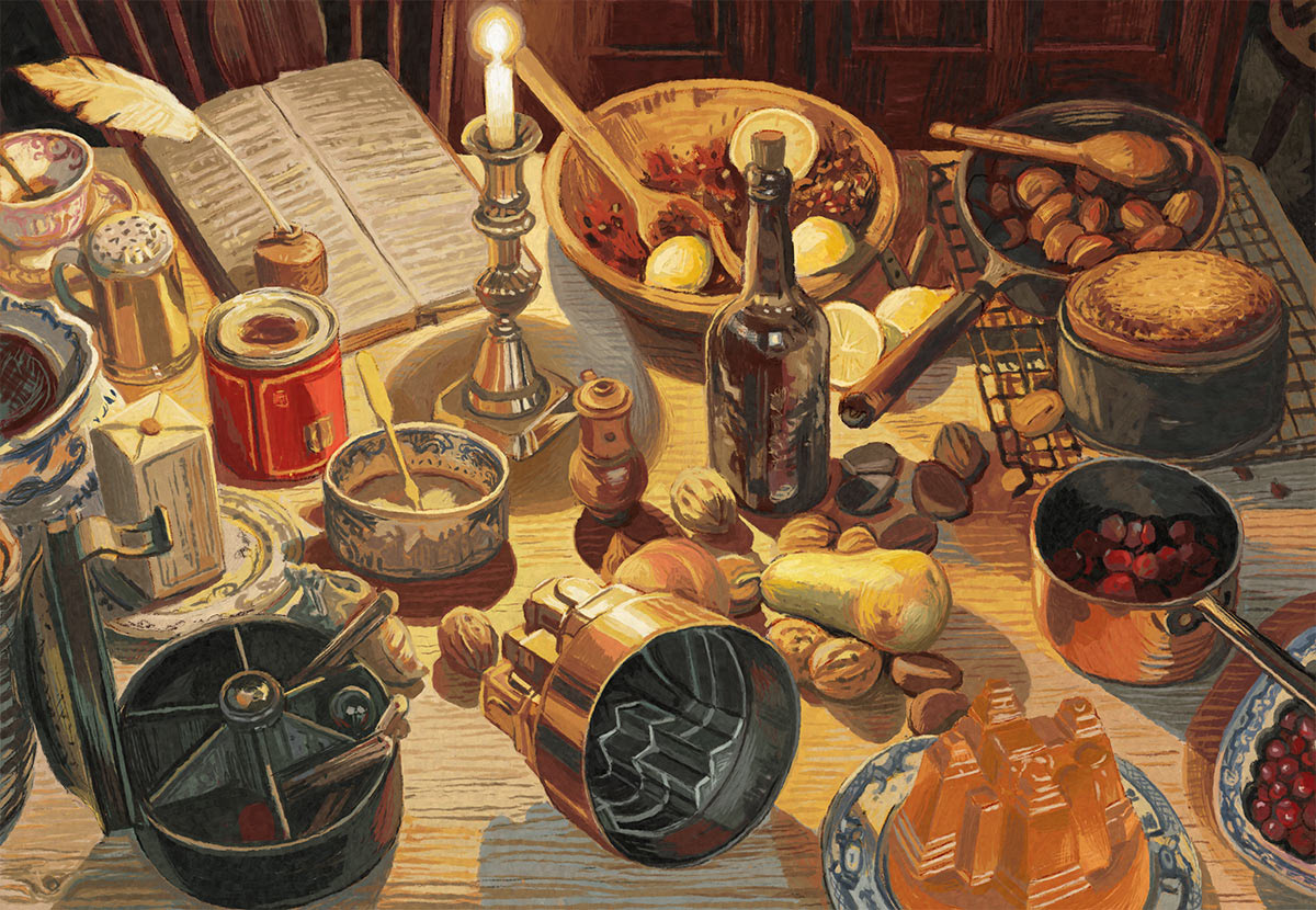 The Kitchen Table at Christmas