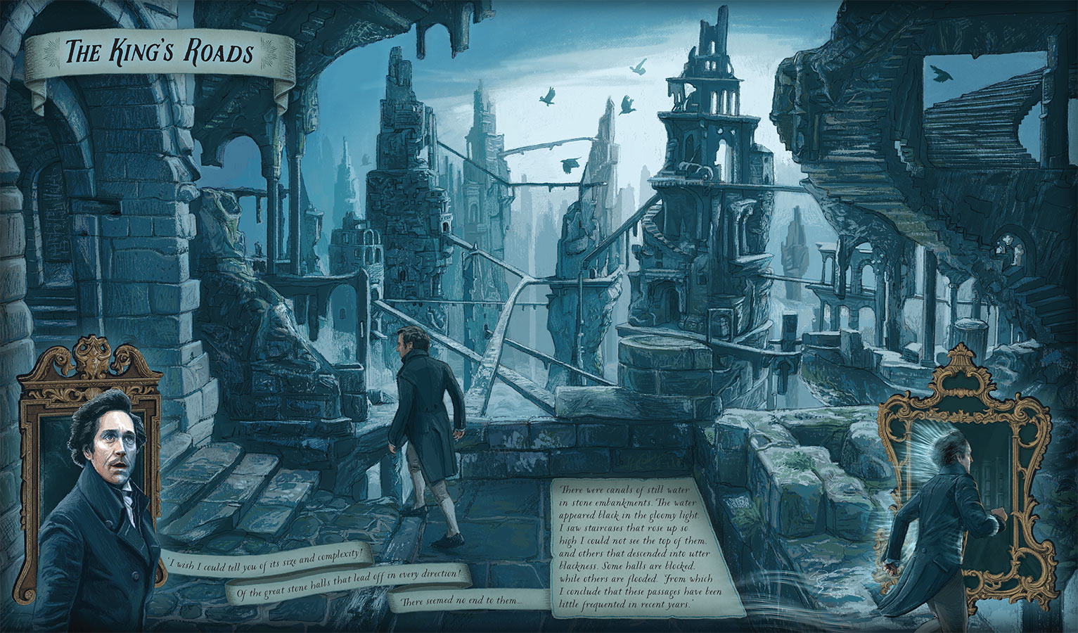 The Raven King's Domain Double Page Spread