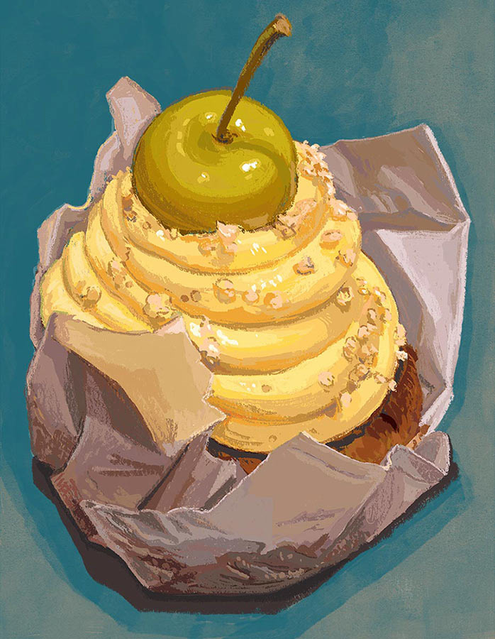 Toffee Apple Bun
