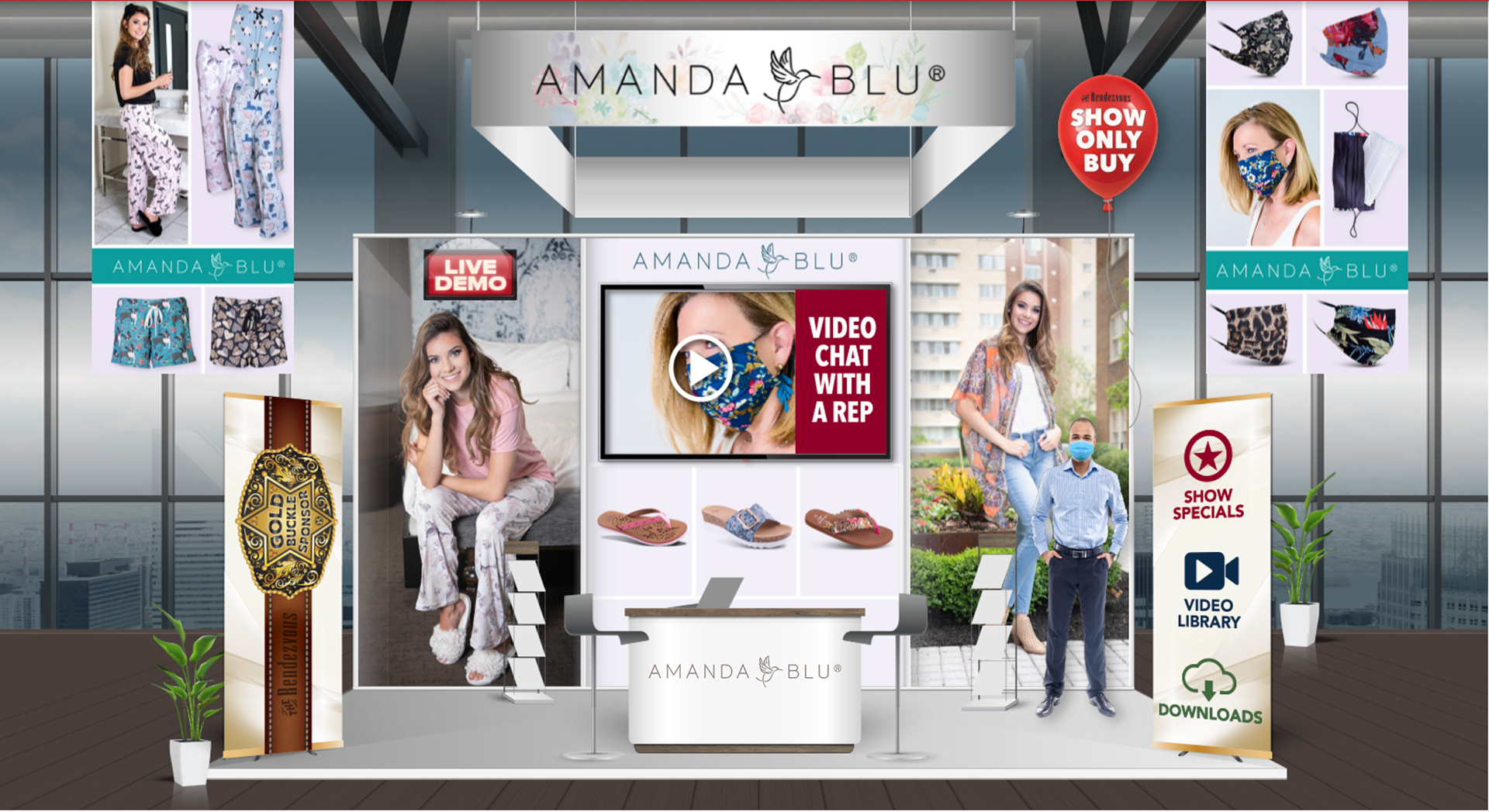 Digital Showroom - Won Midstates 1st Place in Design Sept. 2020
