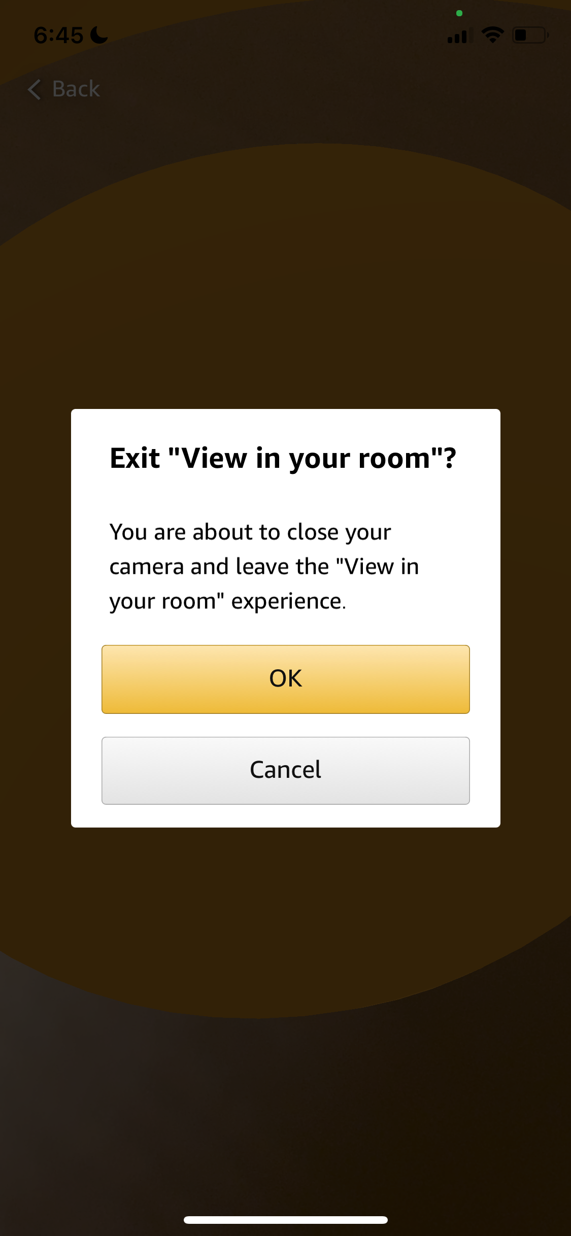 [Before] Confusing exit popup with unclear UX writing