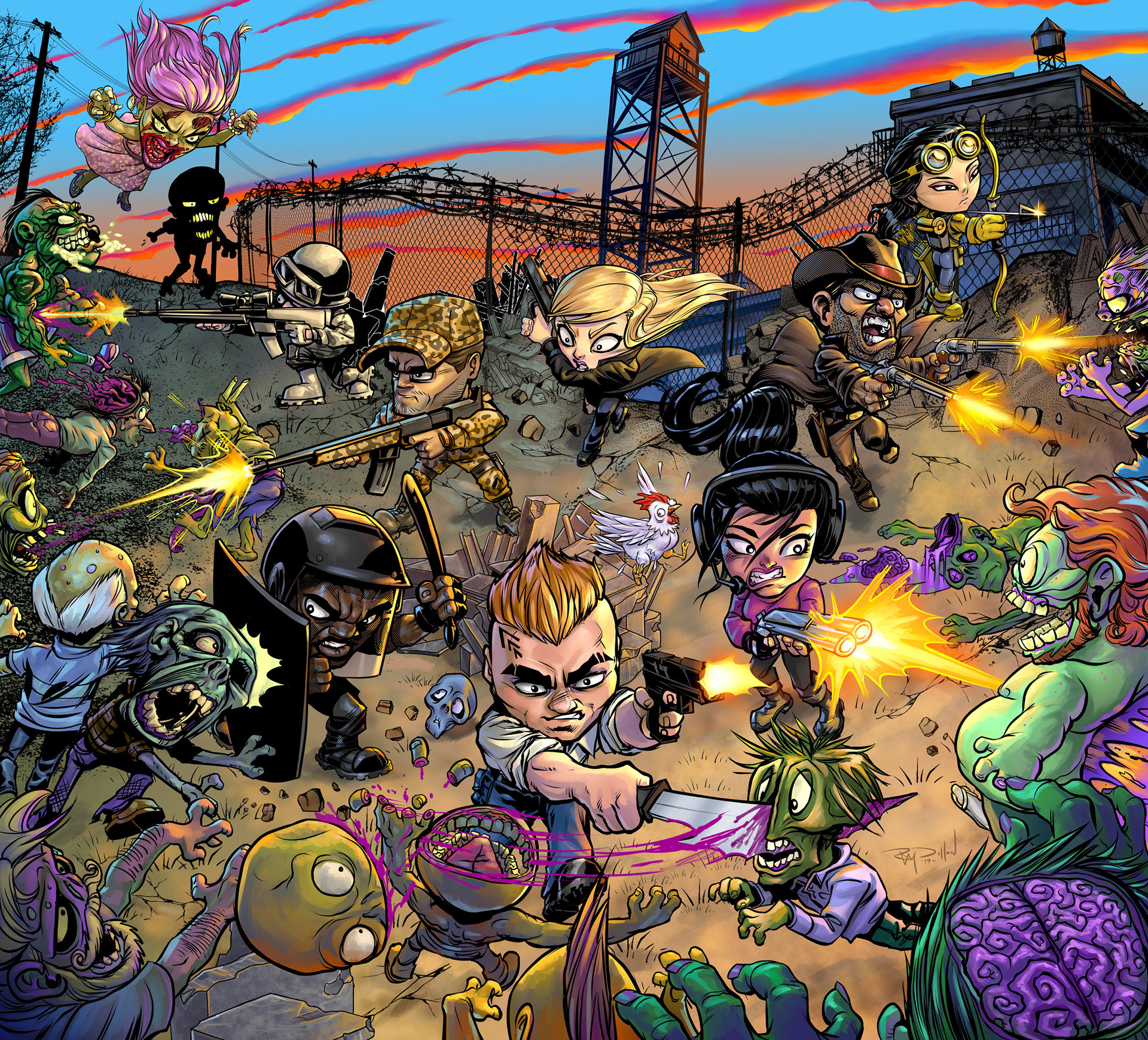 Outbreak Zombie Board Game