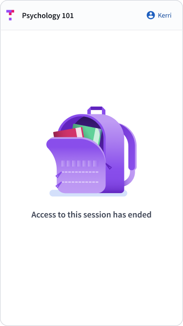 End of presentation screen