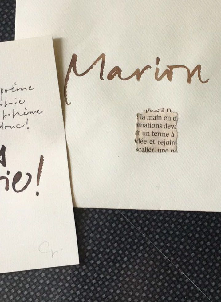 Tire-ligne & feutre - Marion (2021)