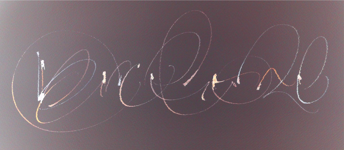 Plume de bronze & mise en page numérique - Barcelone (2011)