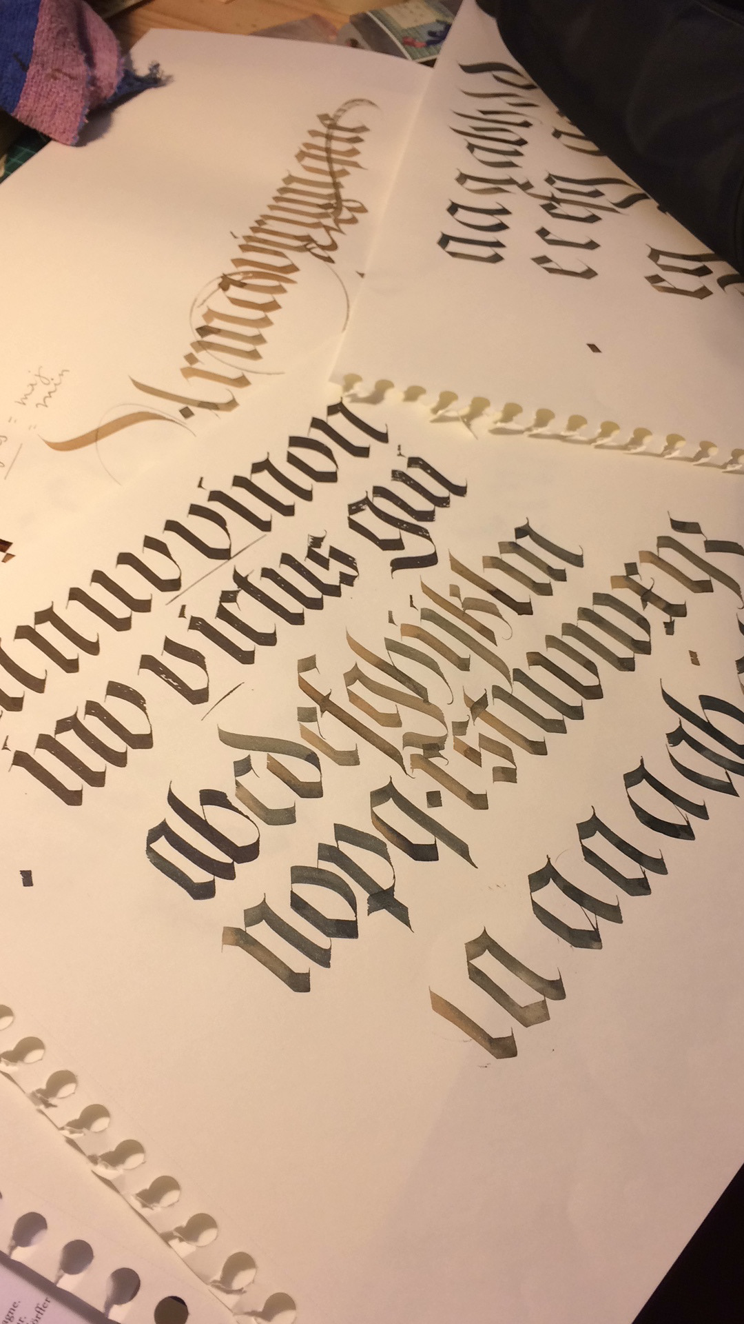 Automatic pen - Gothique (2018)