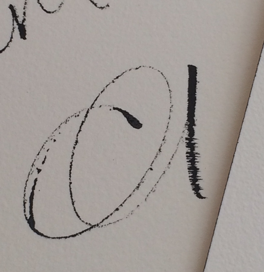 Cola pen - A minuscule (2018)