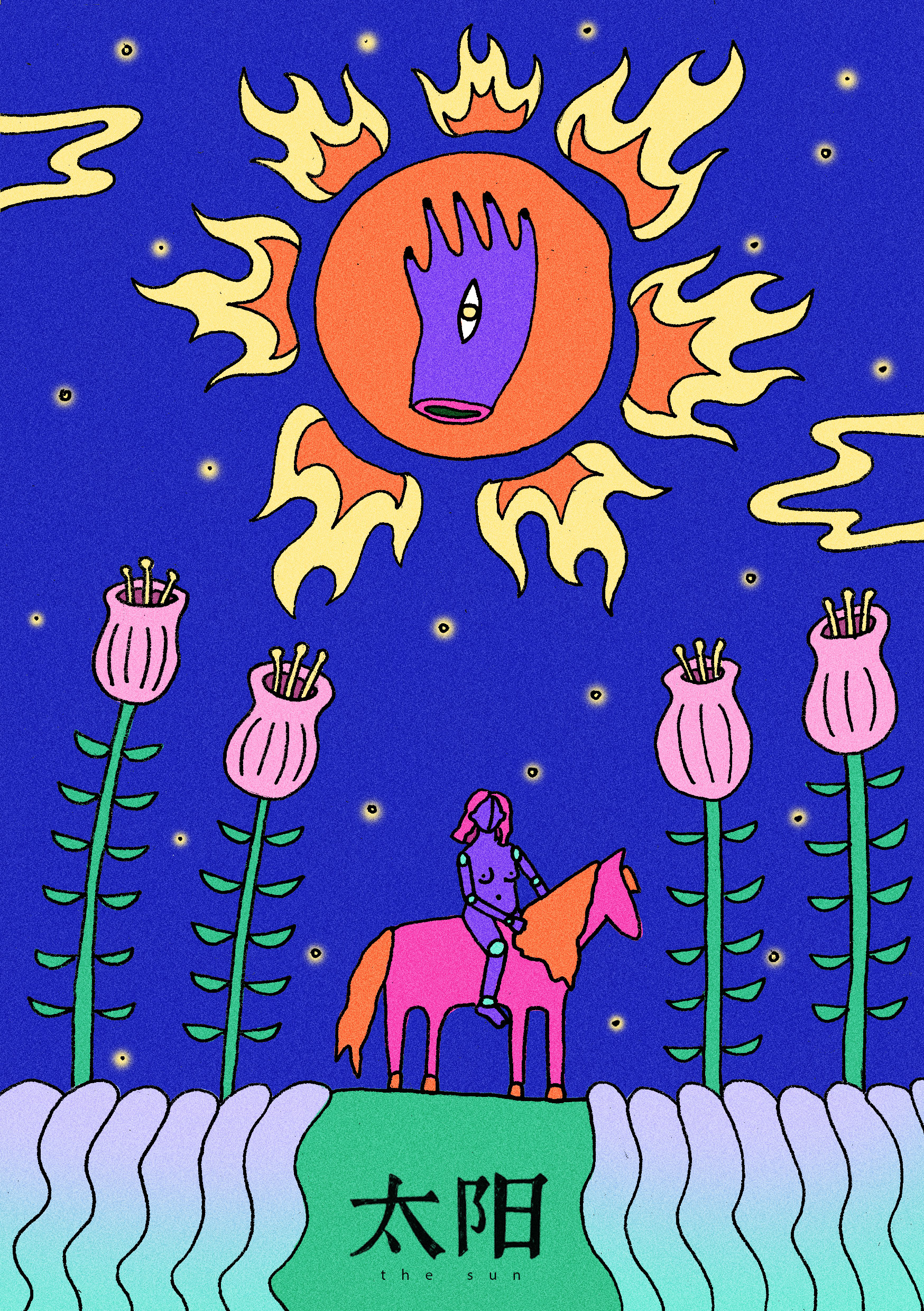 The sun