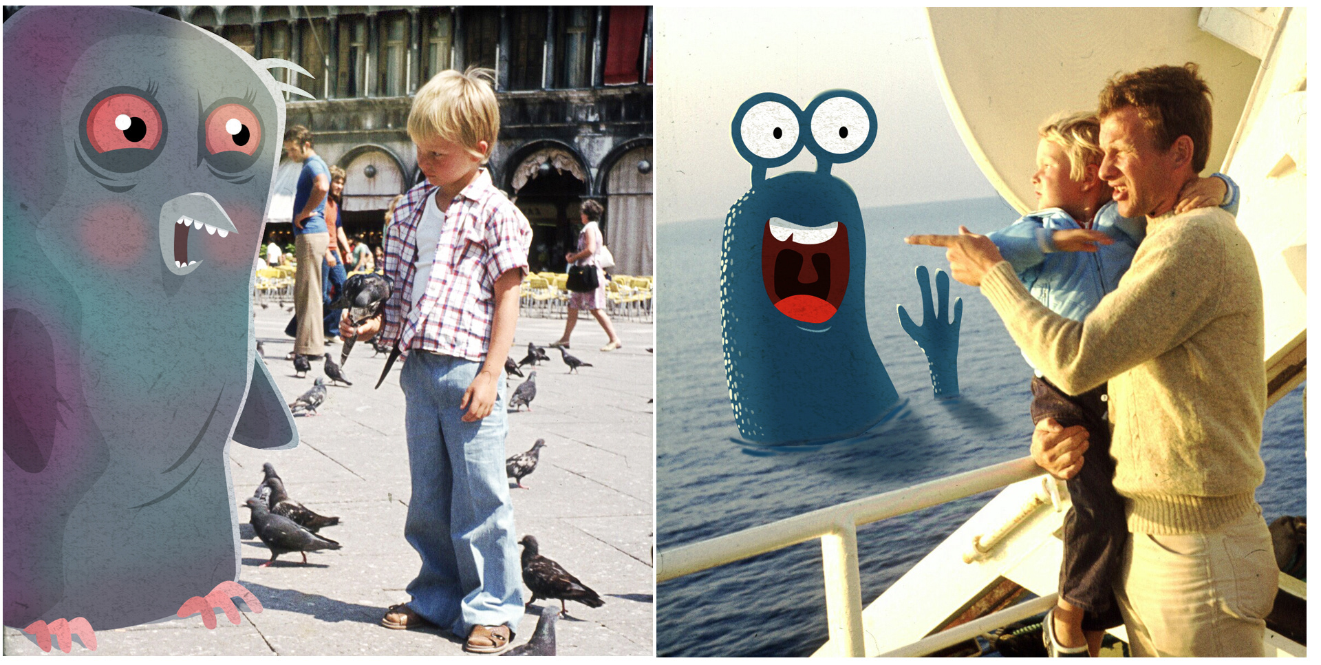 Monster; Fotoalbum; Cartoon; Children`s Book