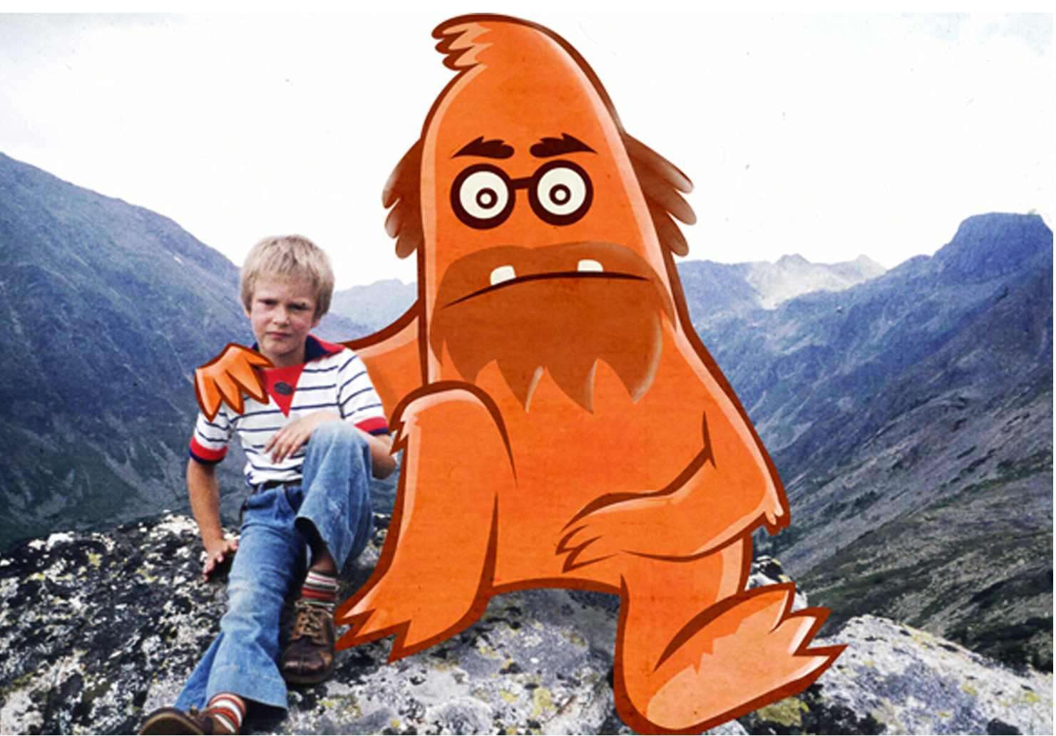 Monster; Fotoalbum; Cartoon; Children`s Book