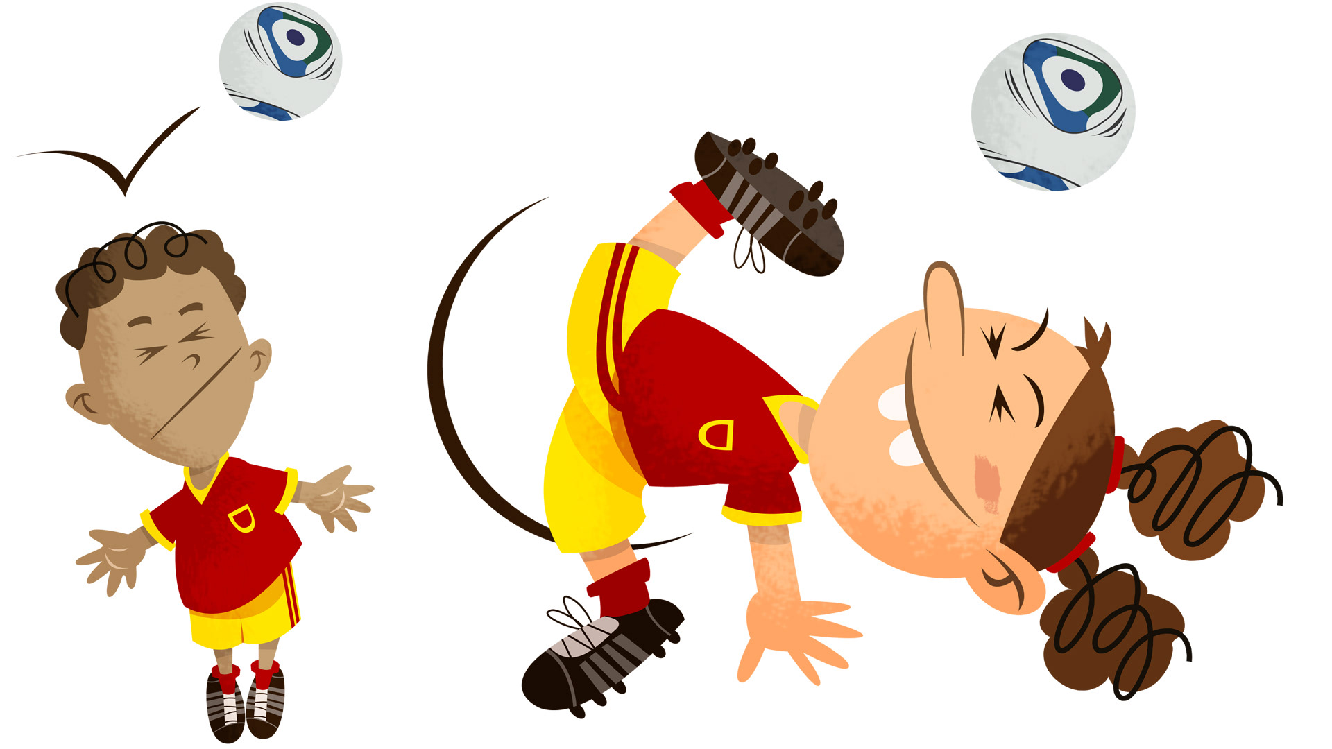 character design; children`books; soccer; kids