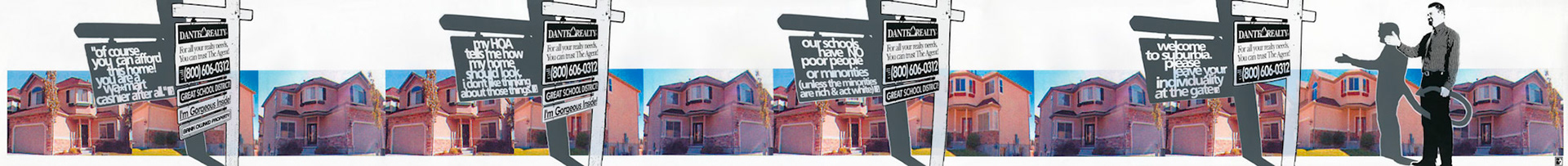 The Agent; Screenprint; 13 x 123 inches; ©2008
