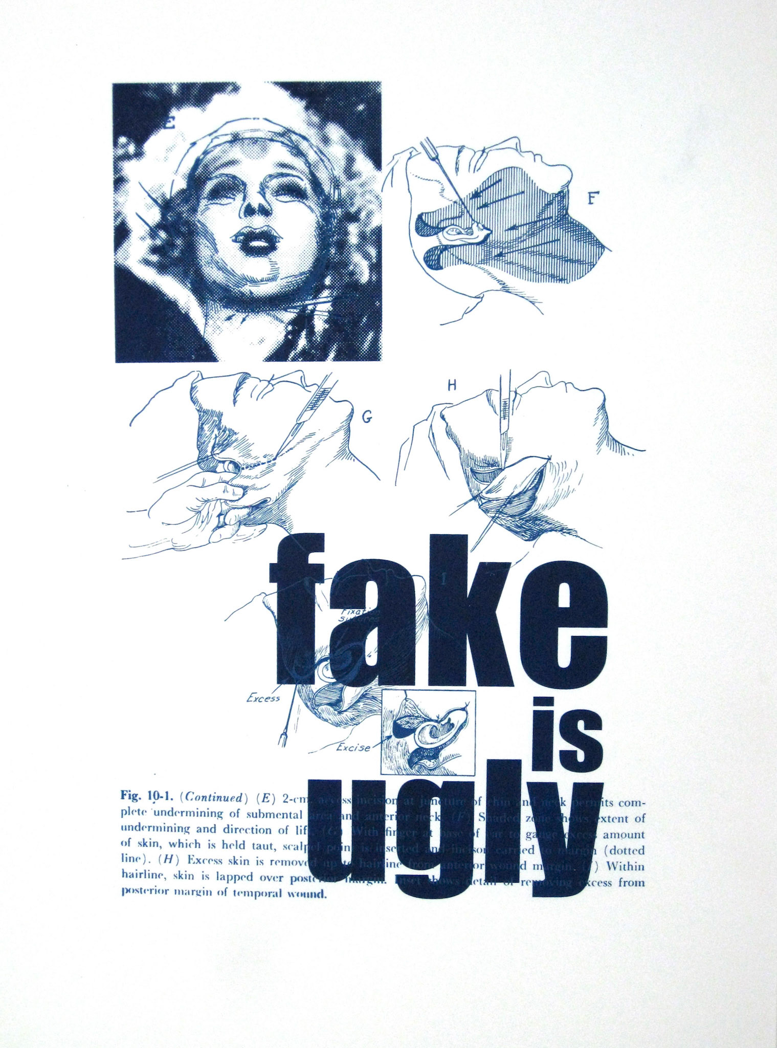 Fake Is Ugly #1; Screenprint; 20 x 15 inches; ©2005