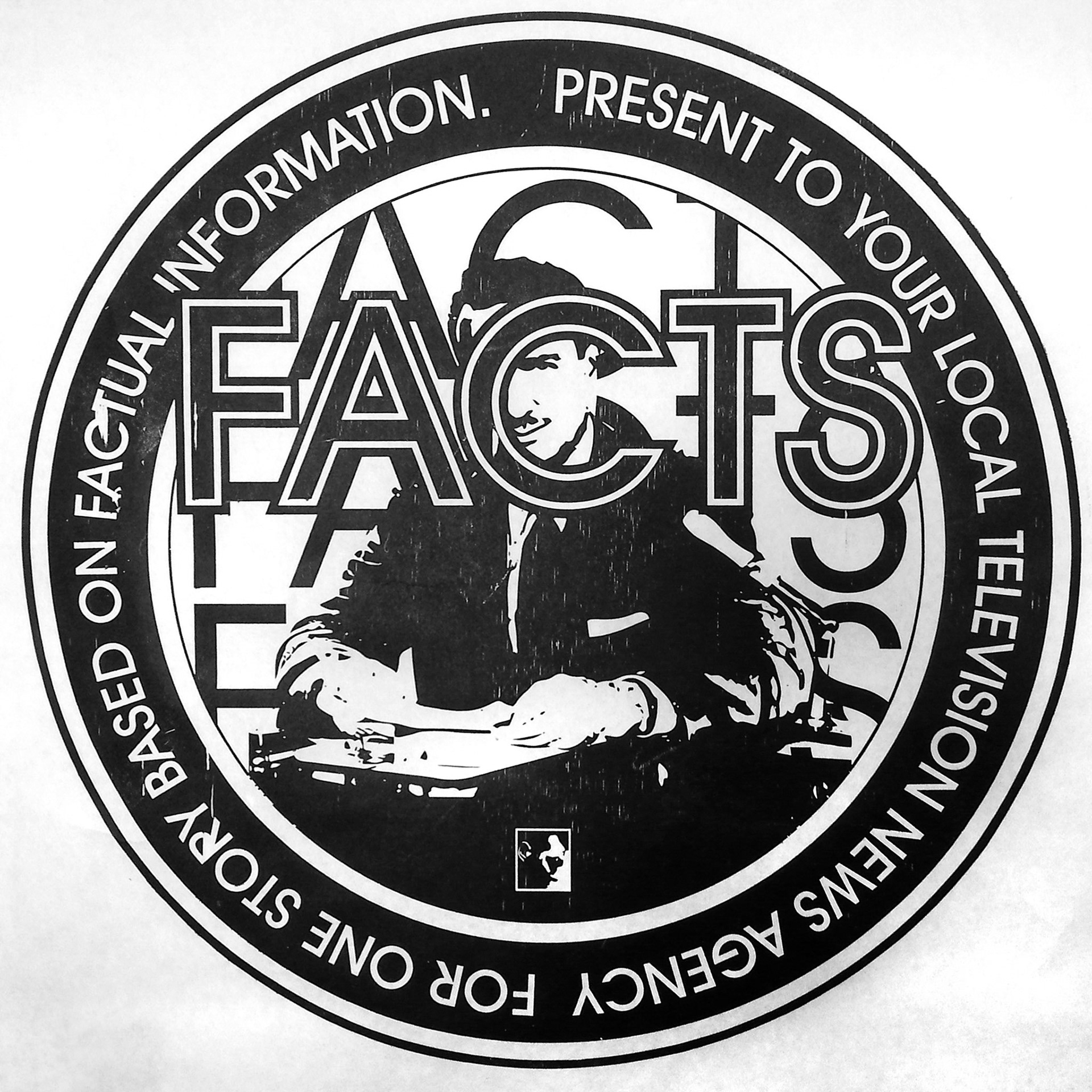 Just the Facts; laser etched relief print. Printed by my amazing friend, Stefanie Dykes.