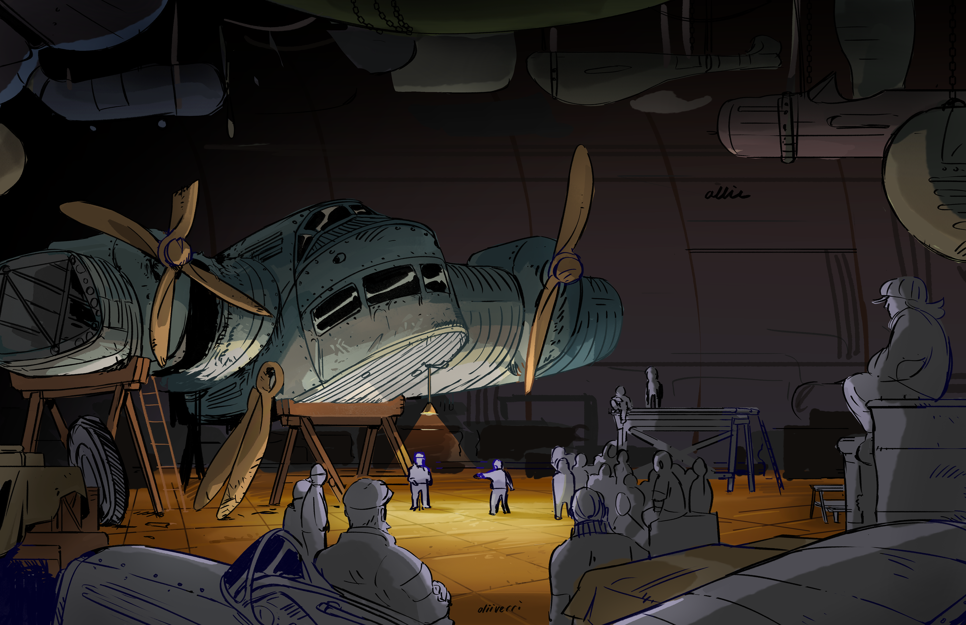 "Hangar Queen"