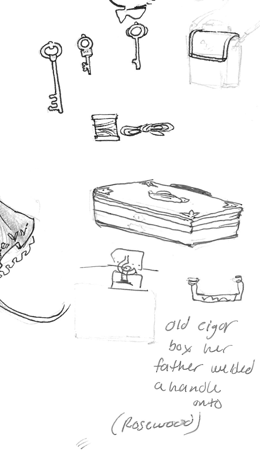 Ideation for Cornflower's Watercolor case