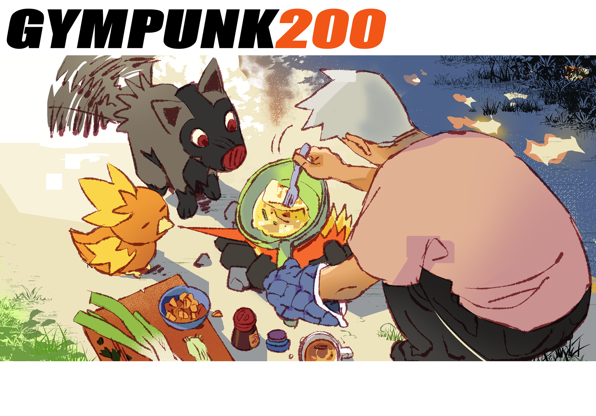 GYMPUNK spot illustration