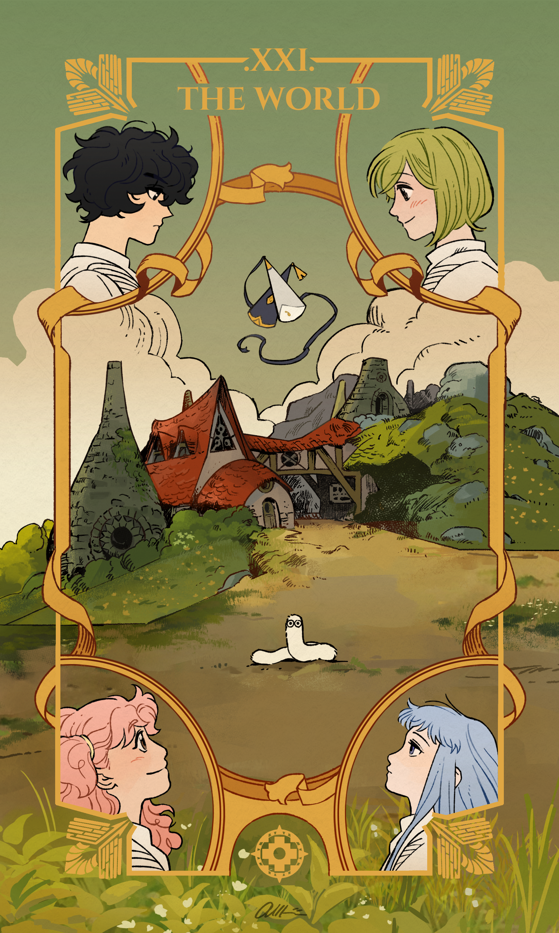 Drawing Fate: A Witch Hat Atelier Tarot Zine (2022)