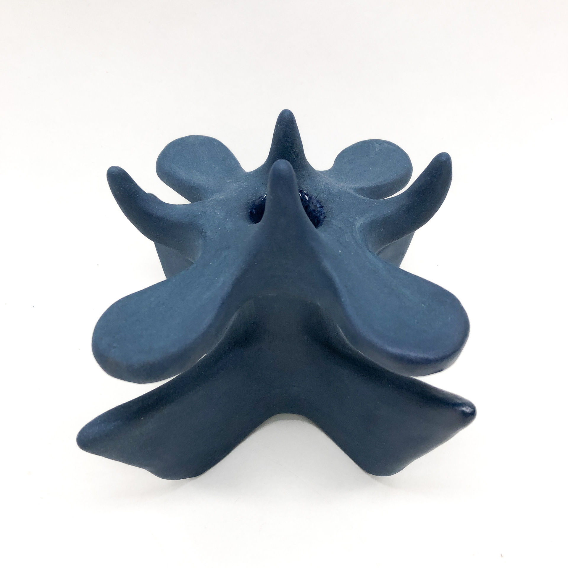 Fidget Spinner Spike Flower (candleholder), ceramic, 2022.