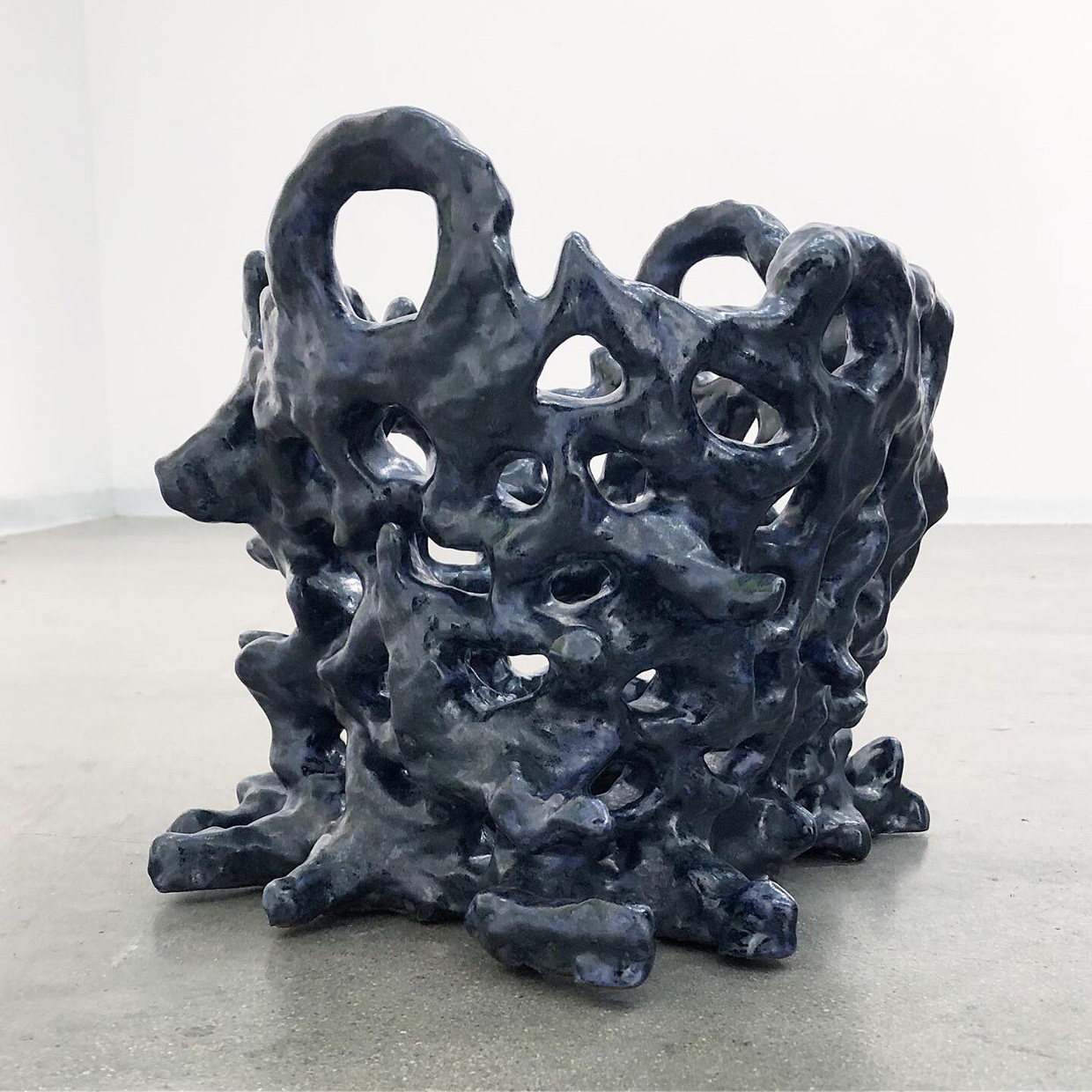 Fruit Basket or Coffin for Small Animal, ceramic, 2019.