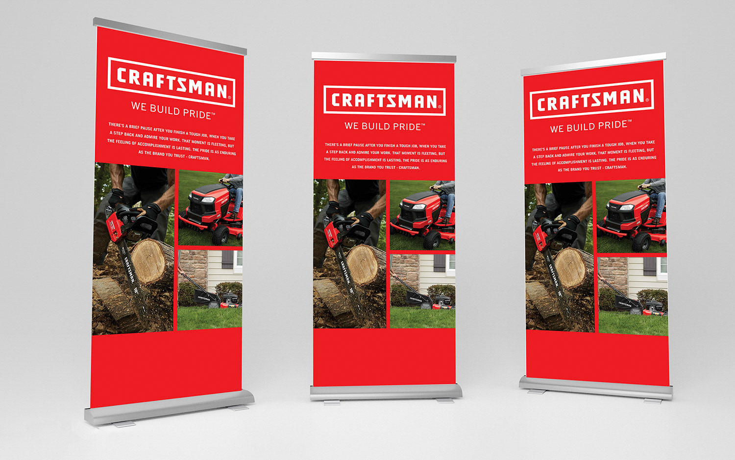 Craftsman Roll up banner stand