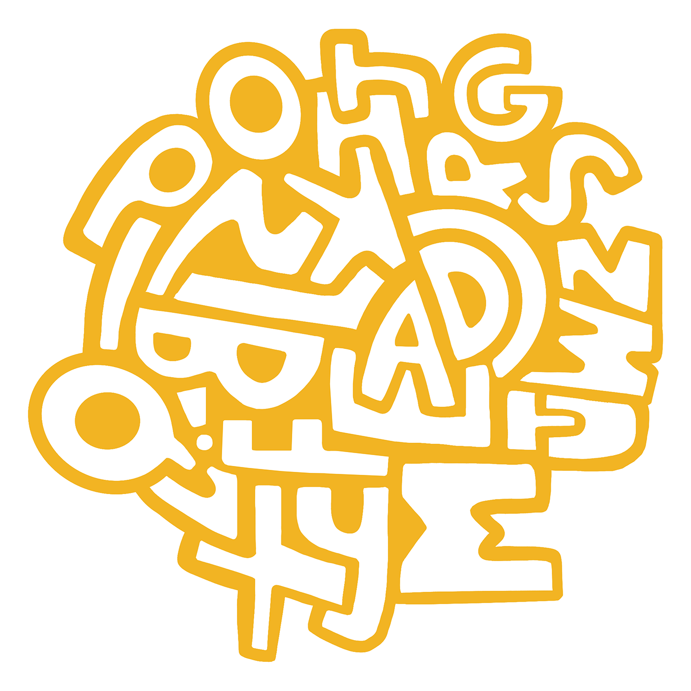 Initial Alphabet Soup design with one of each letter in the alphabet.