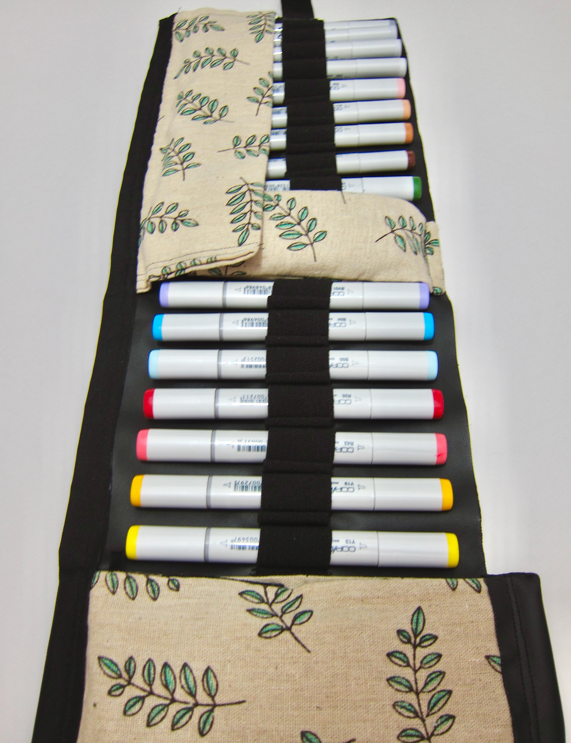 Pencil case rolled out