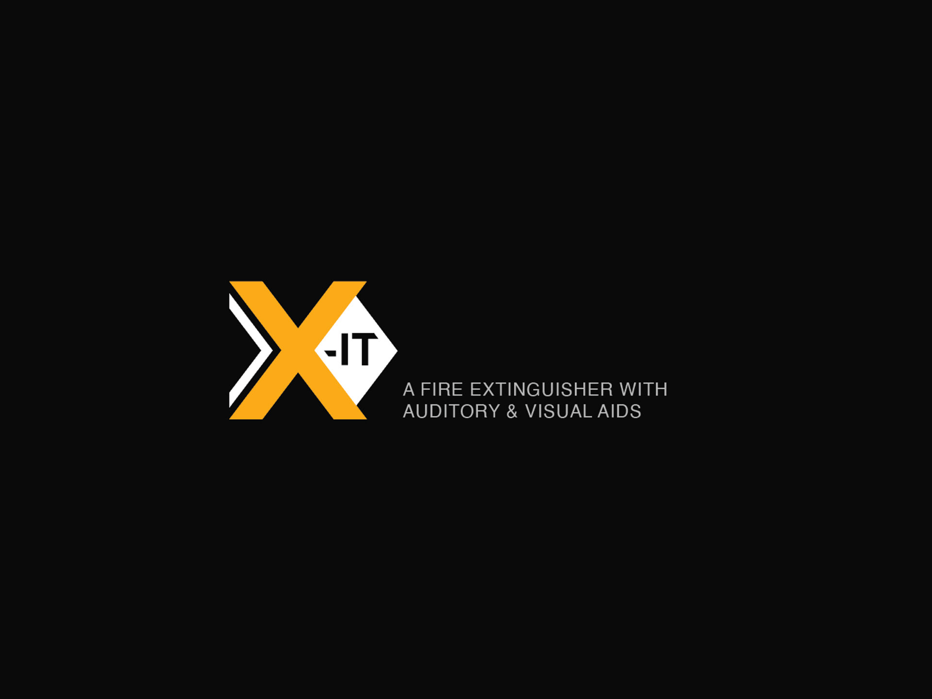 Logo and slogan created for the fire extinguisher.