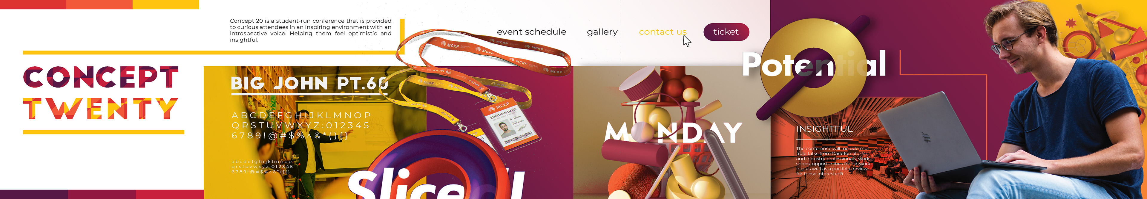 Stylescape #1 with inspirational imagery, colours, and logo.