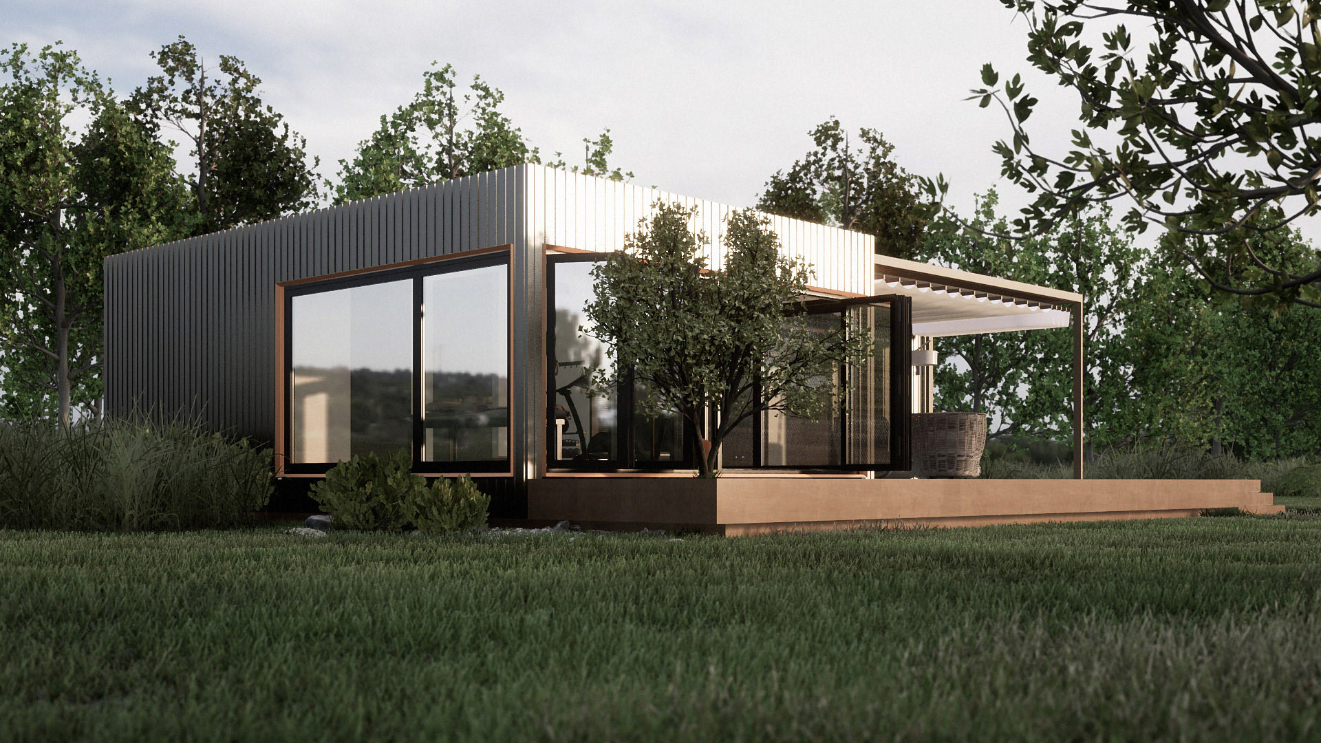 SPA modular system vizualizacja render architektura modułowa