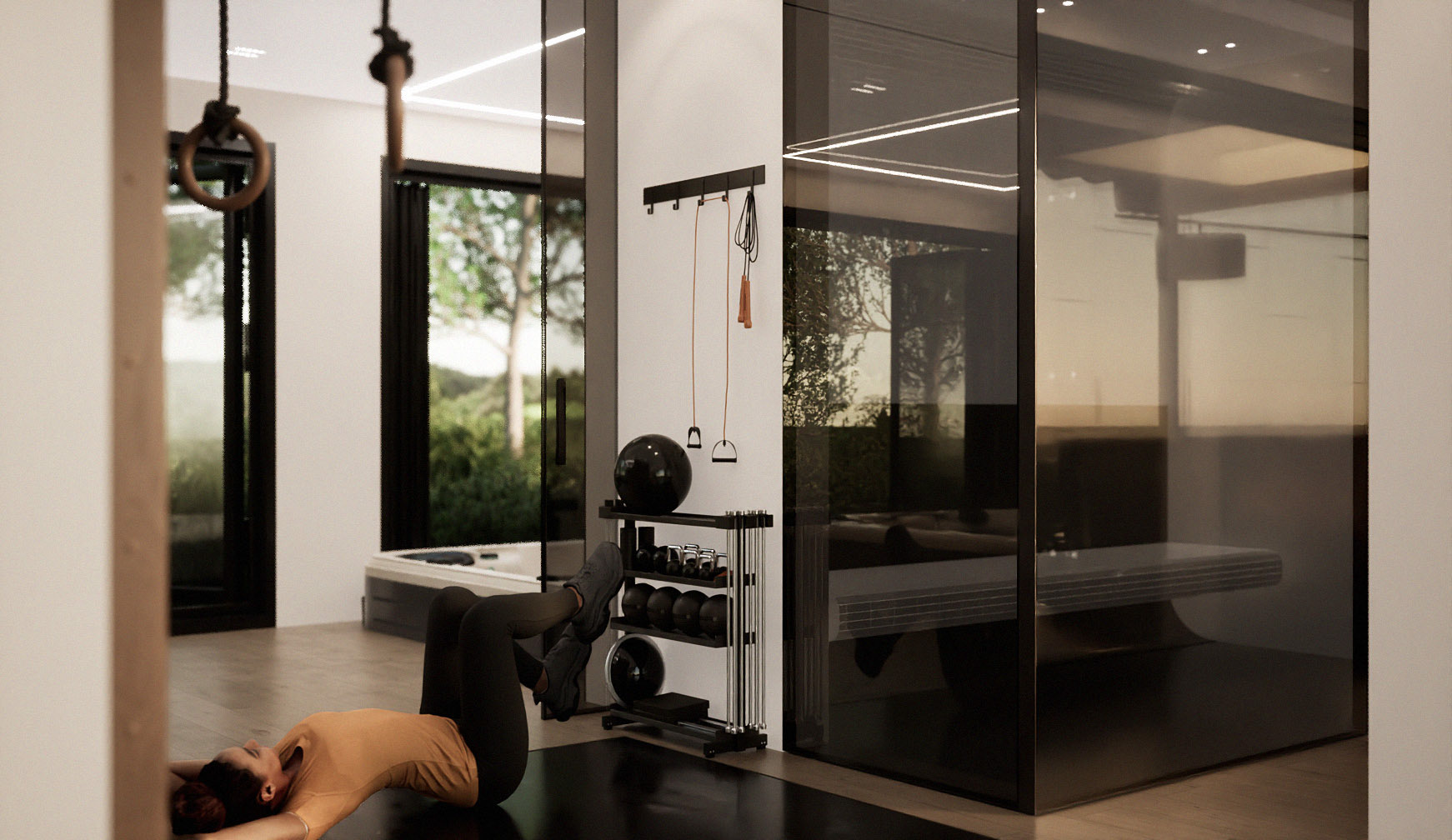 SPA modular system vizualizacja render architektura modułowa