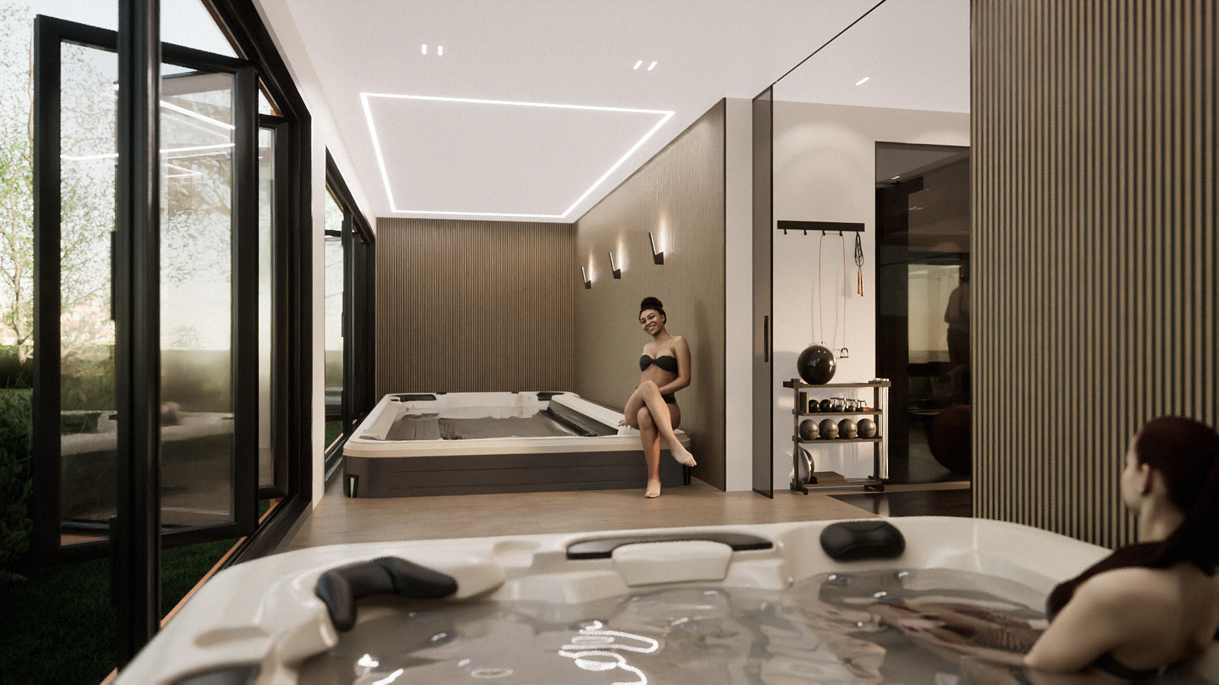 SPA modular system vizualizacja render architektura modułowa