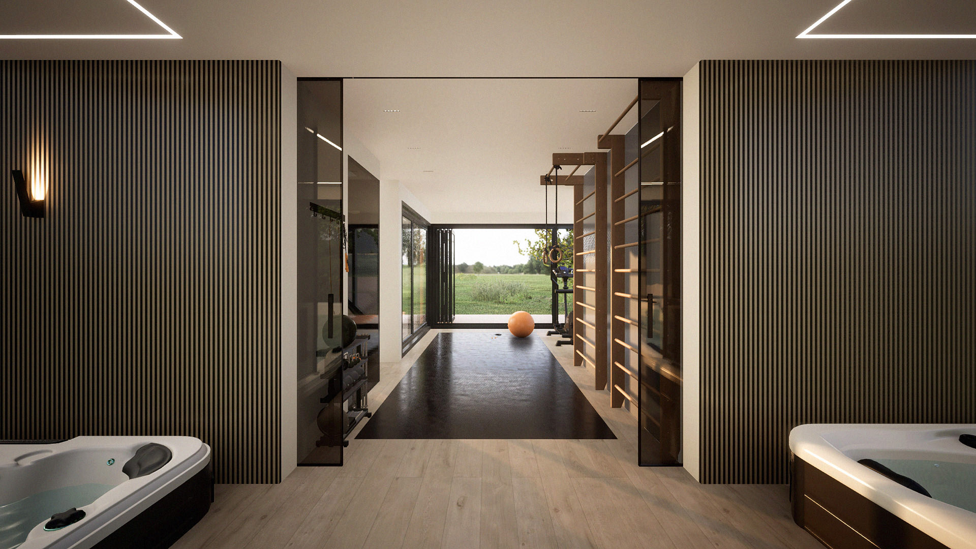 SPA modular system vizualizacja render architektura modułowa
